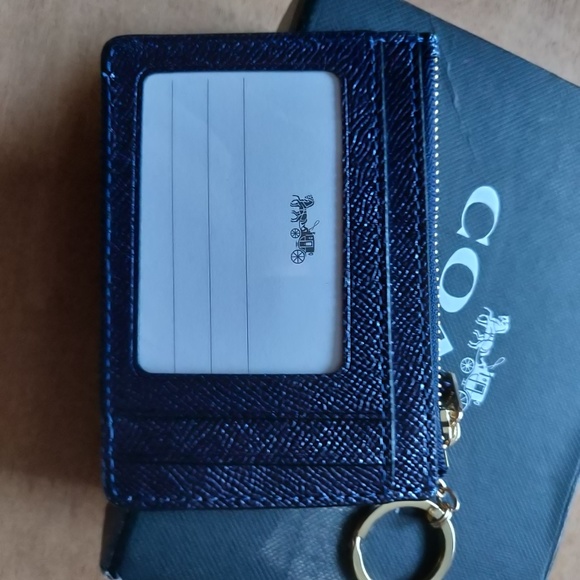 NWT Signature & Blue Mini ID Case - Picture 3 of 3